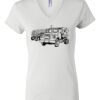 Women's Short Sleeve V-Neck T-Shirt Thumbnail