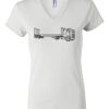 Women's Short Sleeve V-Neck T-Shirt Thumbnail