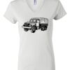 Women's Short Sleeve V-Neck T-Shirt Thumbnail