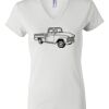 Women's Short Sleeve V-Neck T-Shirt Thumbnail