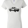 Women's Short Sleeve V-Neck T-Shirt Thumbnail