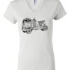 Women's Short Sleeve V-Neck T-Shirt Thumbnail