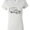 Women's Short Sleeve V-Neck T-Shirt Thumbnail