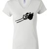 Women's Short Sleeve V-Neck T-Shirt Thumbnail