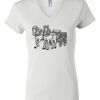 Women's Short Sleeve V-Neck T-Shirt Thumbnail