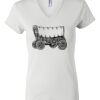 Women's Short Sleeve V-Neck T-Shirt Thumbnail