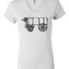 Women's Short Sleeve V-Neck T-Shirt Thumbnail