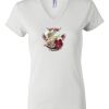 Women's Short Sleeve V-Neck T-Shirt Thumbnail