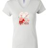 Women's Short Sleeve V-Neck T-Shirt Thumbnail