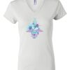 Women's Short Sleeve V-Neck T-Shirt Thumbnail