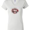 Women's Short Sleeve V-Neck T-Shirt Thumbnail