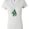 Women's Short Sleeve V-Neck T-Shirt Thumbnail