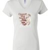 Women's Short Sleeve V-Neck T-Shirt Thumbnail