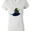 Women's Short Sleeve V-Neck T-Shirt Thumbnail