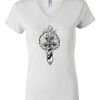 Women's Short Sleeve V-Neck T-Shirt Thumbnail