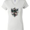 Women's Short Sleeve V-Neck T-Shirt Thumbnail
