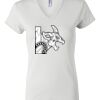 Women's Short Sleeve V-Neck T-Shirt Thumbnail