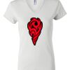 Women's Short Sleeve V-Neck T-Shirt Thumbnail