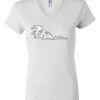 Women's Short Sleeve V-Neck T-Shirt Thumbnail