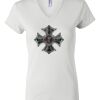 Women's Short Sleeve V-Neck T-Shirt Thumbnail