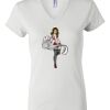 Women's Short Sleeve V-Neck T-Shirt Thumbnail