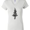 Women's Short Sleeve V-Neck T-Shirt Thumbnail