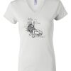 Women's Short Sleeve V-Neck T-Shirt Thumbnail