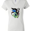 Women's Short Sleeve V-Neck T-Shirt Thumbnail
