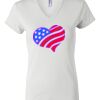 Women's Short Sleeve V-Neck T-Shirt Thumbnail