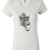 Women's Short Sleeve V-Neck T-Shirt Thumbnail