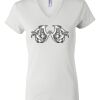 Women's Short Sleeve V-Neck T-Shirt Thumbnail