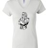 Women's Short Sleeve V-Neck T-Shirt Thumbnail