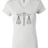 Women's Short Sleeve V-Neck T-Shirt Thumbnail