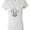 Women's Short Sleeve V-Neck T-Shirt Thumbnail