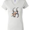 Women's Short Sleeve V-Neck T-Shirt Thumbnail