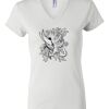 Women's Short Sleeve V-Neck T-Shirt Thumbnail