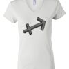 Women's Short Sleeve V-Neck T-Shirt Thumbnail