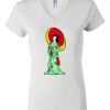 Women's Short Sleeve V-Neck T-Shirt Thumbnail