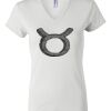 Women's Short Sleeve V-Neck T-Shirt Thumbnail