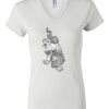 Women's Short Sleeve V-Neck T-Shirt Thumbnail