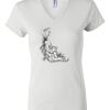 Women's Short Sleeve V-Neck T-Shirt Thumbnail