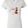 Women's Short Sleeve V-Neck T-Shirt Thumbnail