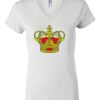 Women's Short Sleeve V-Neck T-Shirt Thumbnail