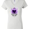 Women's Short Sleeve V-Neck T-Shirt Thumbnail