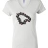 Women's Short Sleeve V-Neck T-Shirt Thumbnail