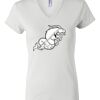 Women's Short Sleeve V-Neck T-Shirt Thumbnail