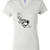 Women's Short Sleeve V-Neck T-Shirt Thumbnail