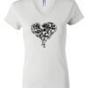 Women's Short Sleeve V-Neck T-Shirt Thumbnail