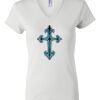 Women's Short Sleeve V-Neck T-Shirt Thumbnail