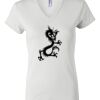 Women's Short Sleeve V-Neck T-Shirt Thumbnail